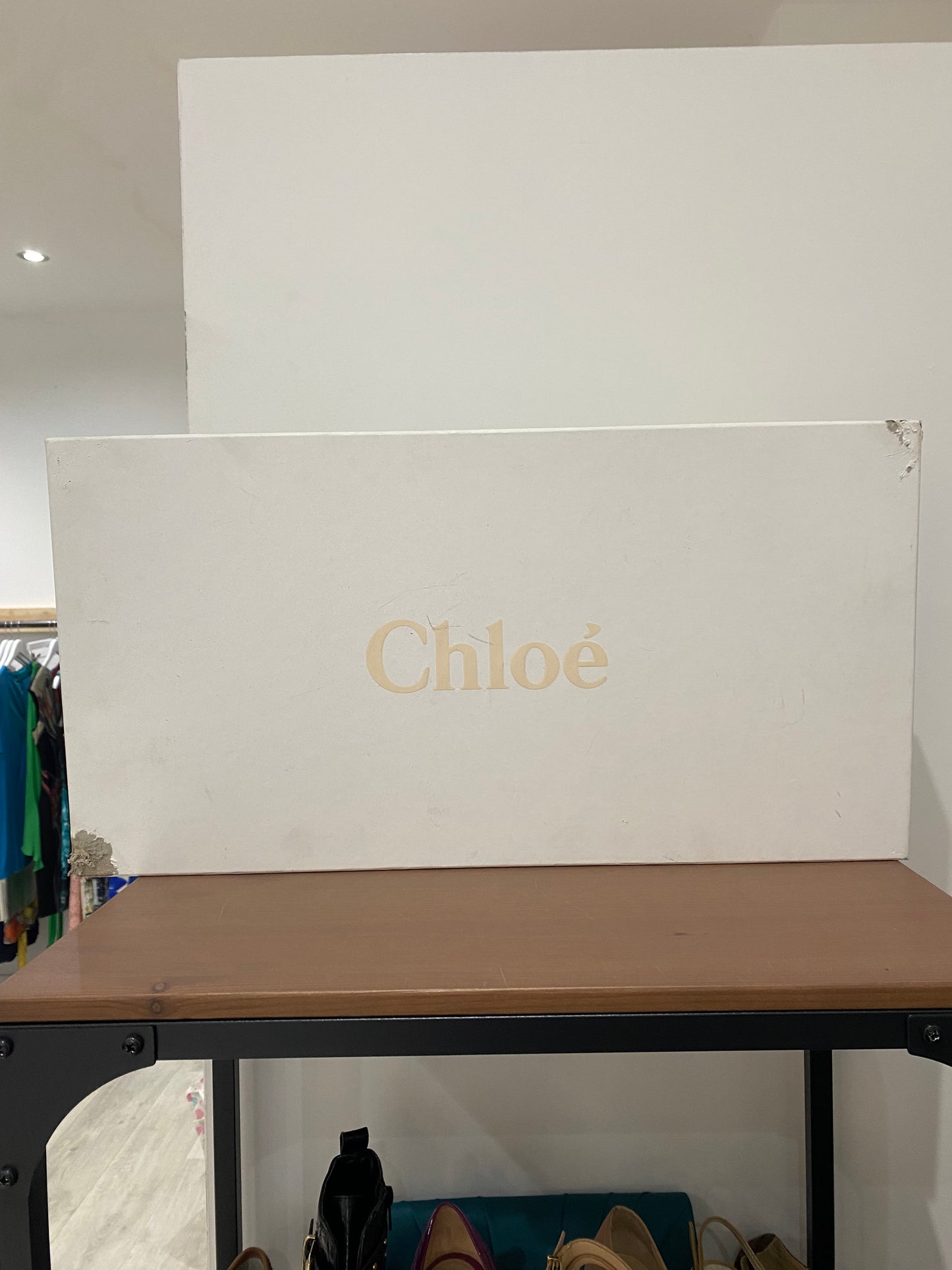 Chloe Tan Leather and Suede Boots Size 7