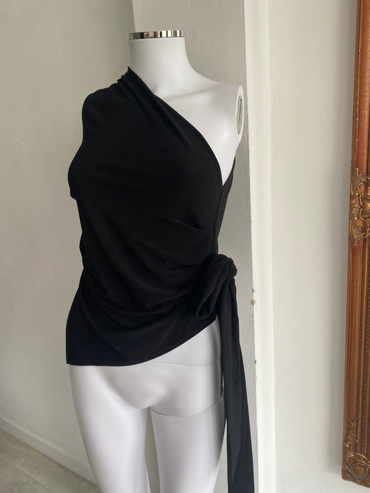 Zara black top size 8