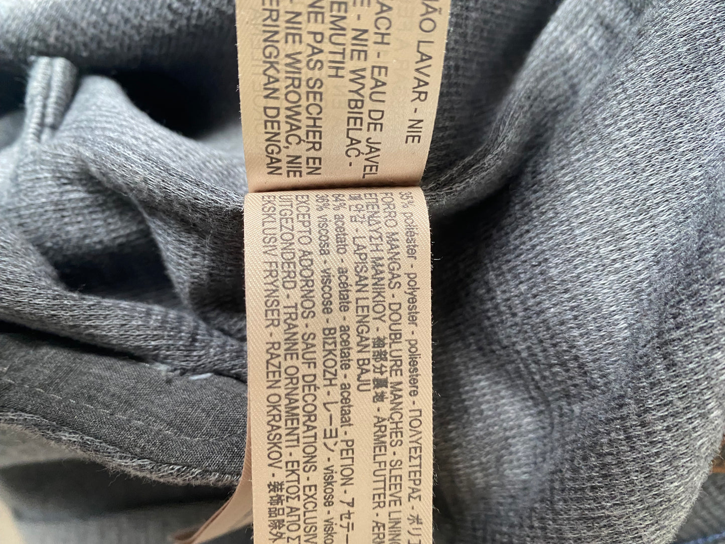 Massimo Dutti Grey Jacket Size XL