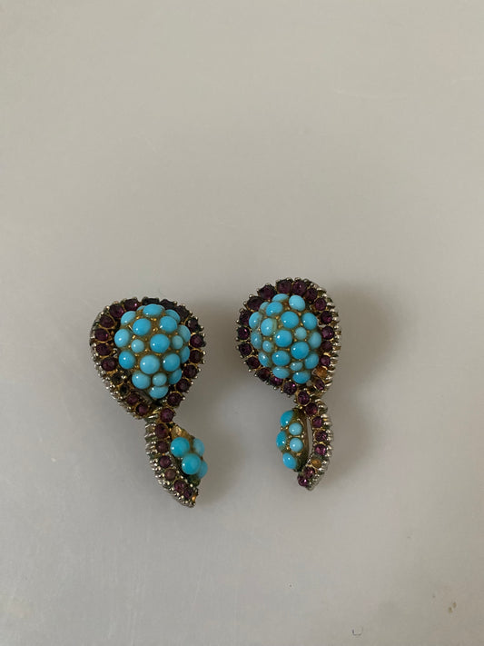 Christian Dior clip on earrings by Mitchel Maher