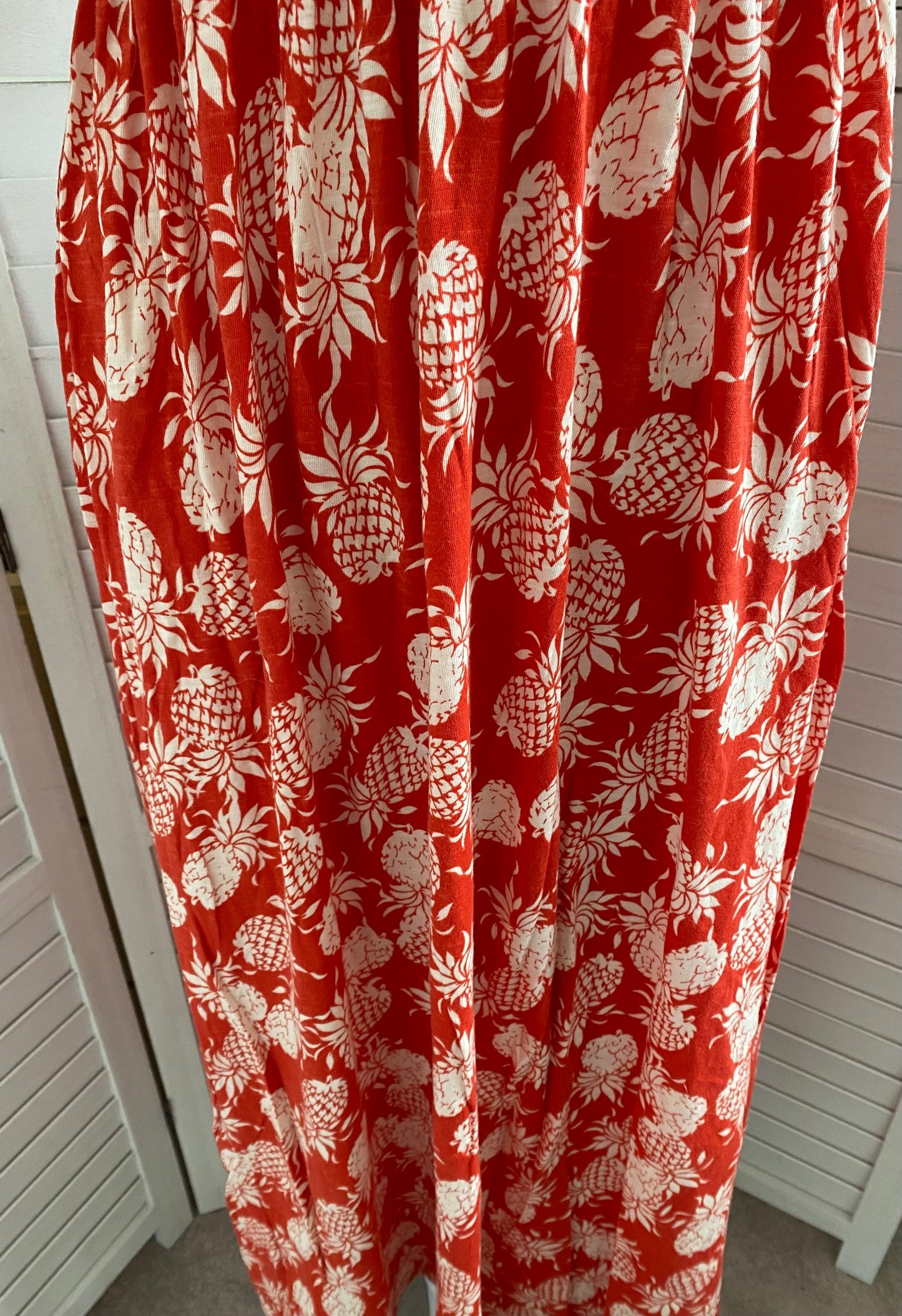 Hush red pineapple print dress size 4-6