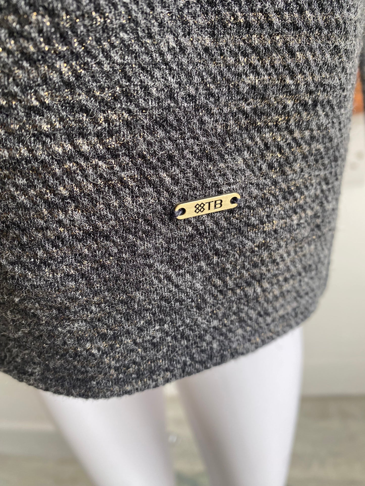 Terre Bleue dark greymetallic dress size 8