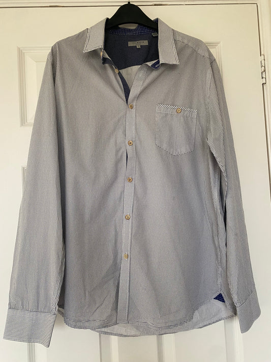 Ted Baker Spot Print Shirt Size XXL