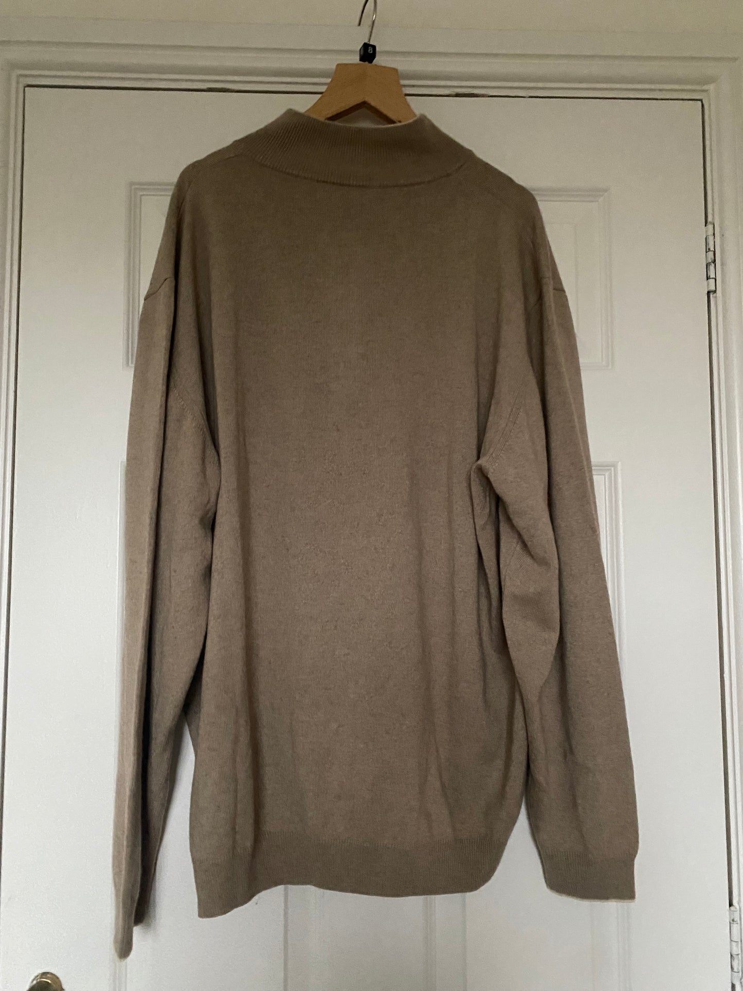 Hathaway Platinum Silk and Cashmere Jumper Size XXL
