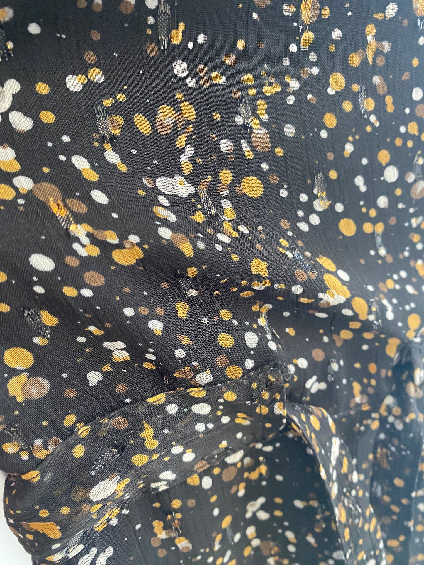 Blake Seven gold metallic dress size 12