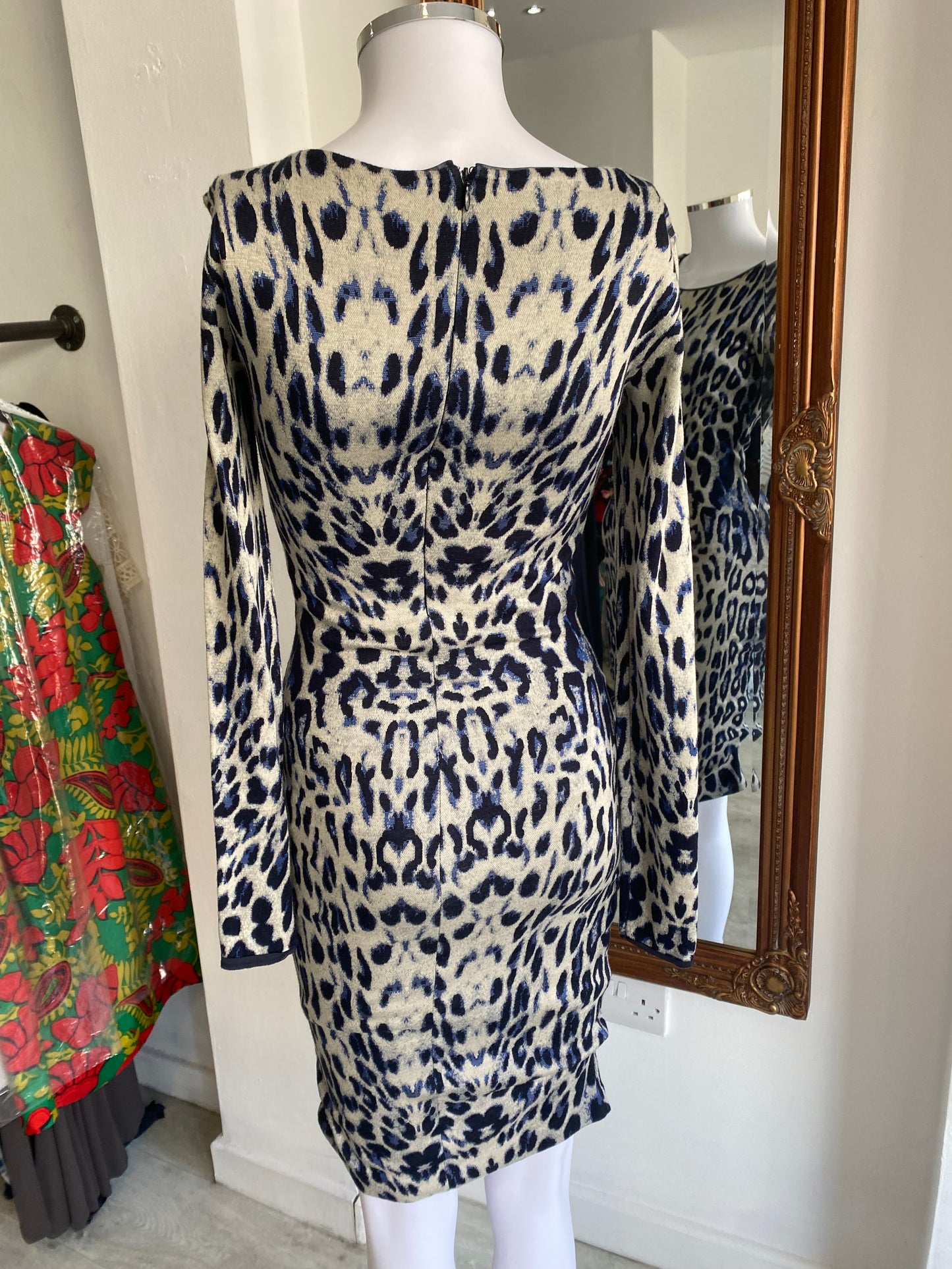 Reiss leopard print dress size 6