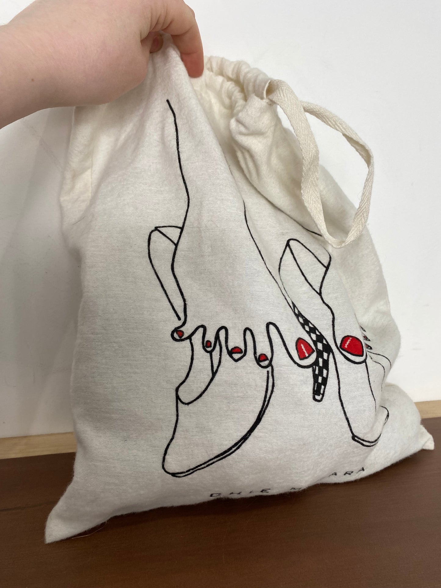 Chie Mihara Leather Ruffle T Bar Mary Jane Heels Size 5