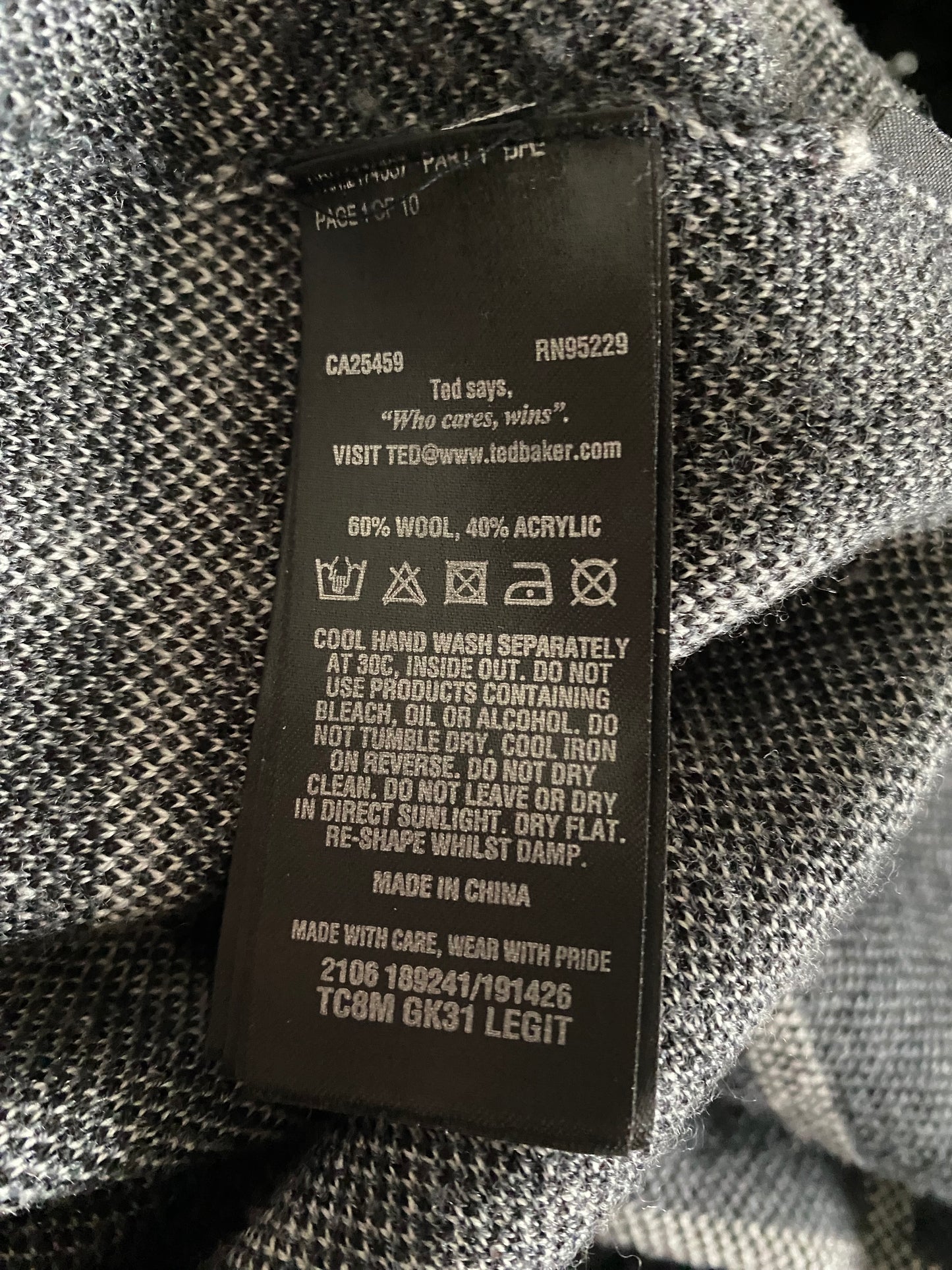 Ted Baker Jumper Size XL