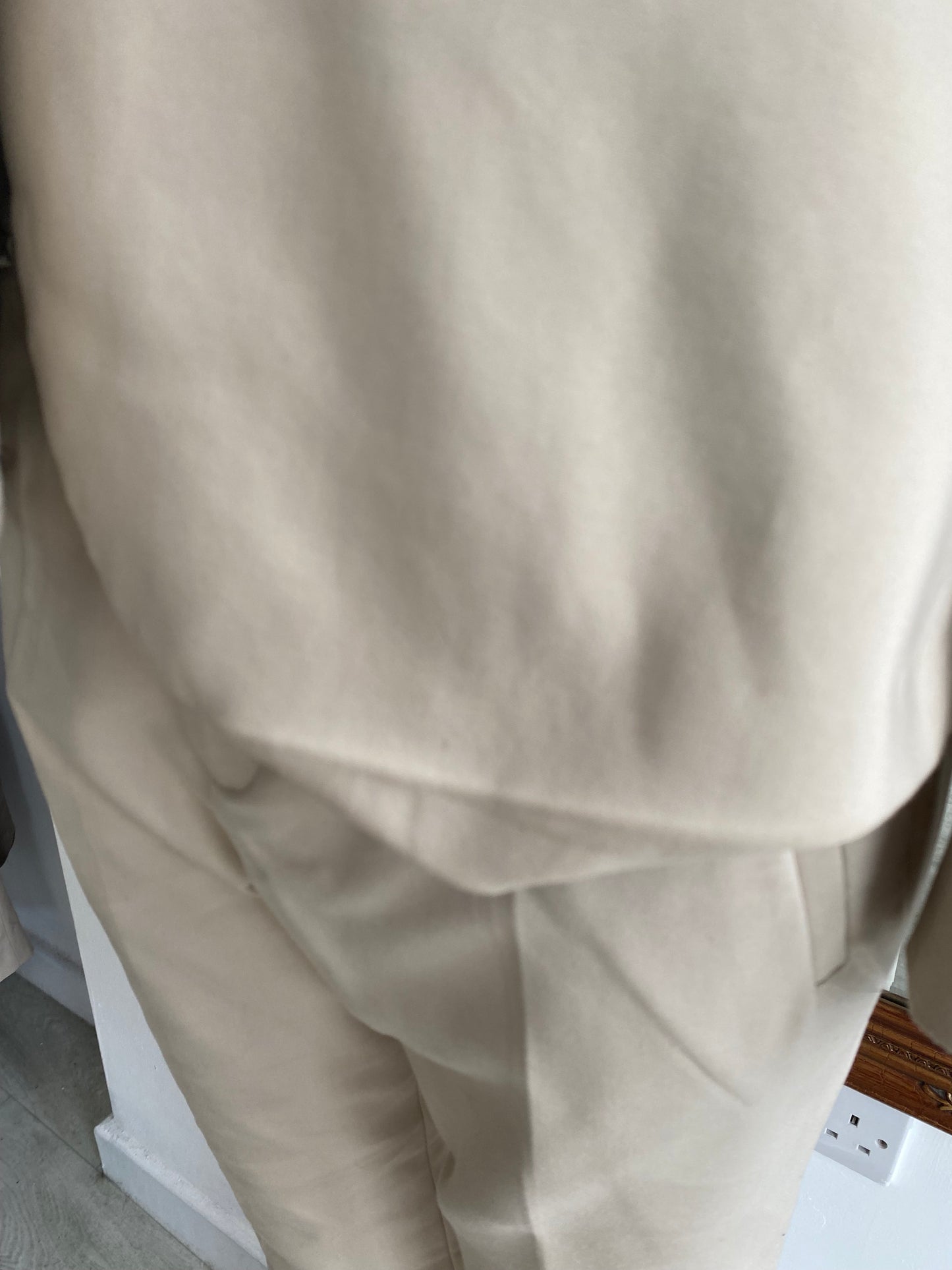 Zara Beige Trouser Suit Size 10