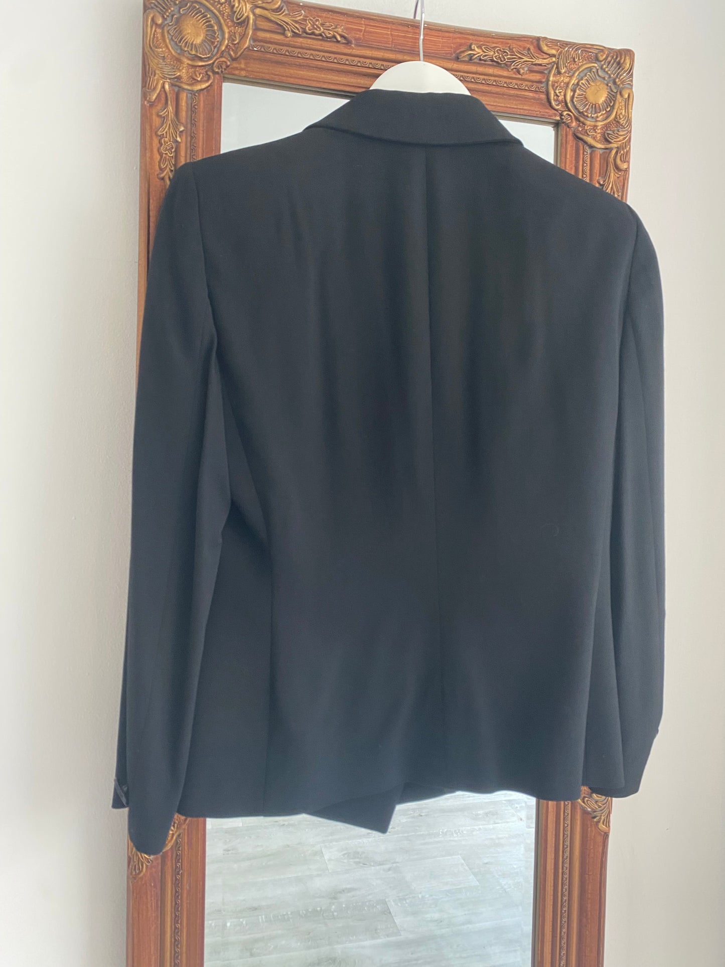 Emporio Armani Black Trouser Suit Size 10