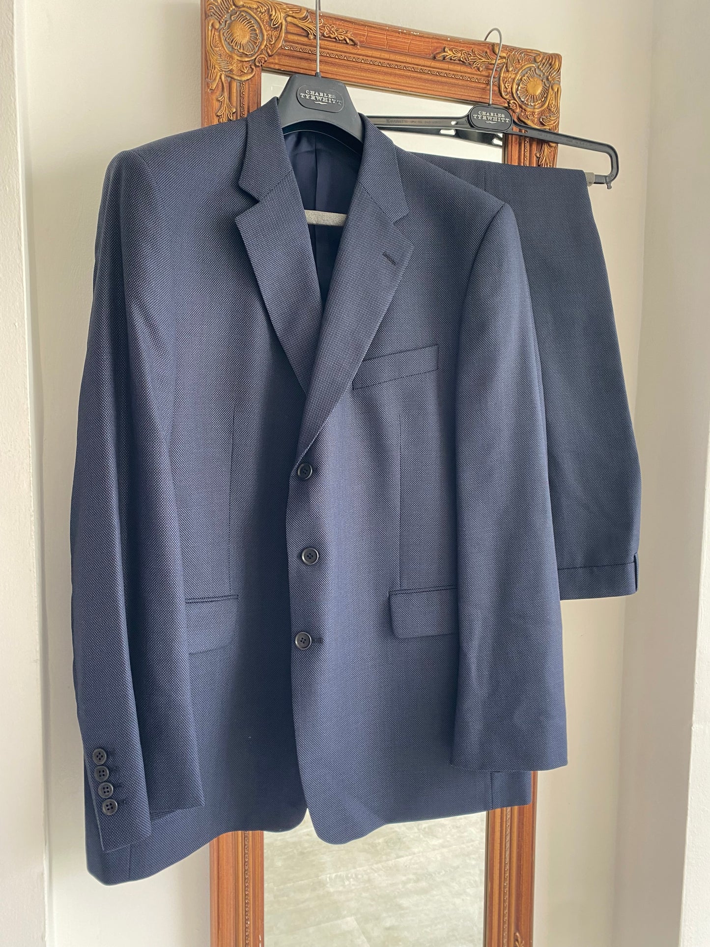 Charles Tyrwhitt Blue Suit Size XL