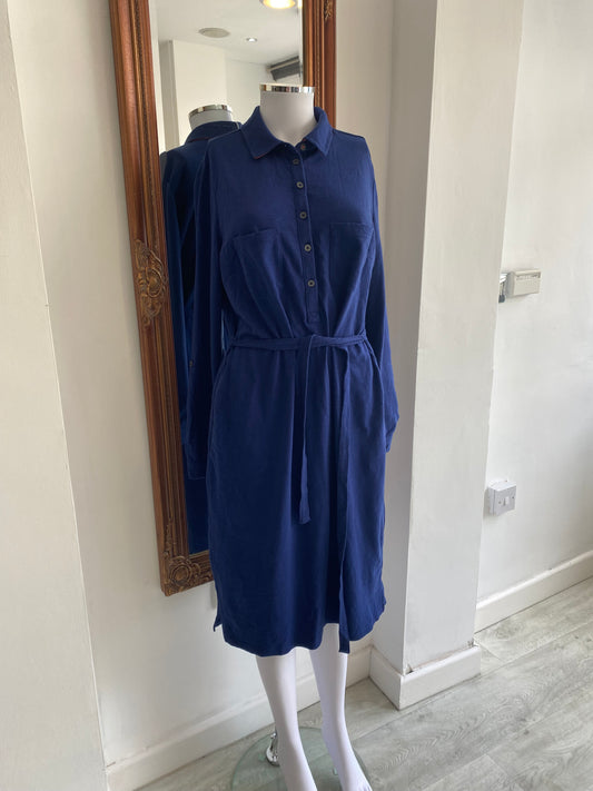 Boden Navy Blue Dress Size 12 L New with Tags