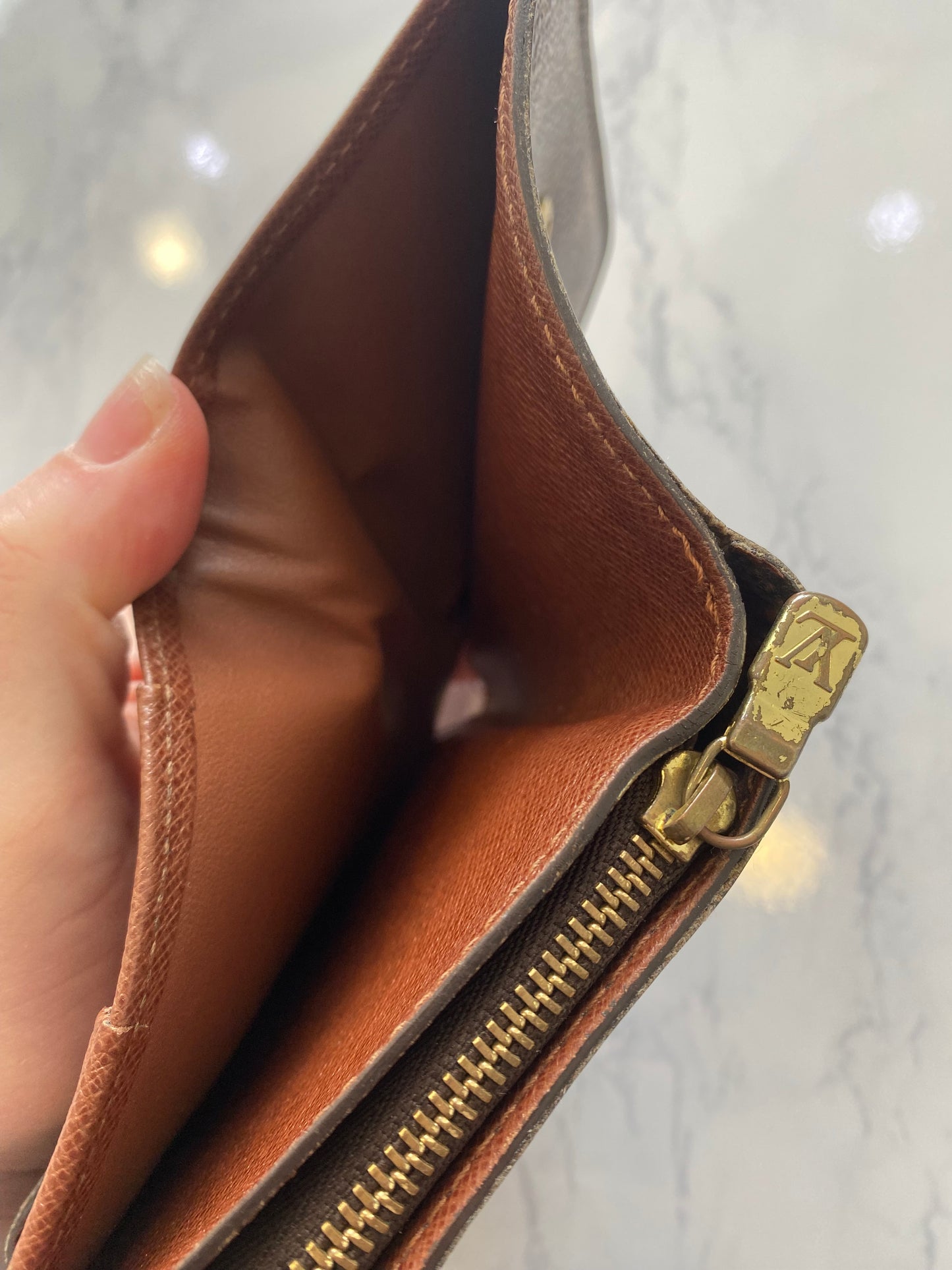 Louis Vuitton Monogram Canvas Compact Wallet