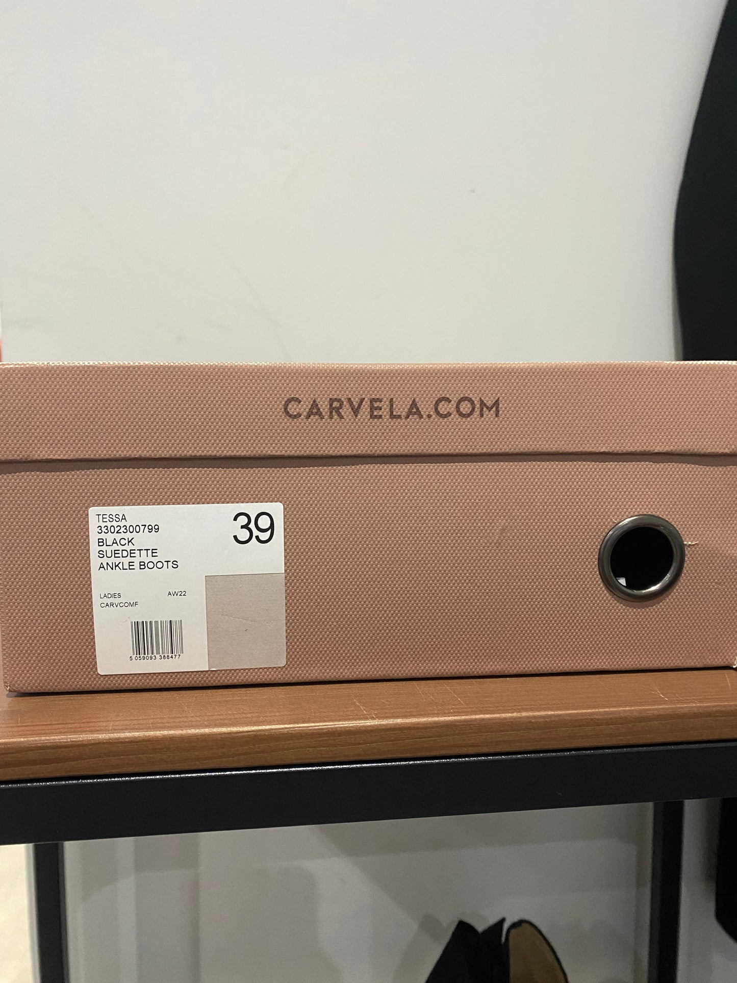 Carvela Black Suede Tessa Boots Size 6