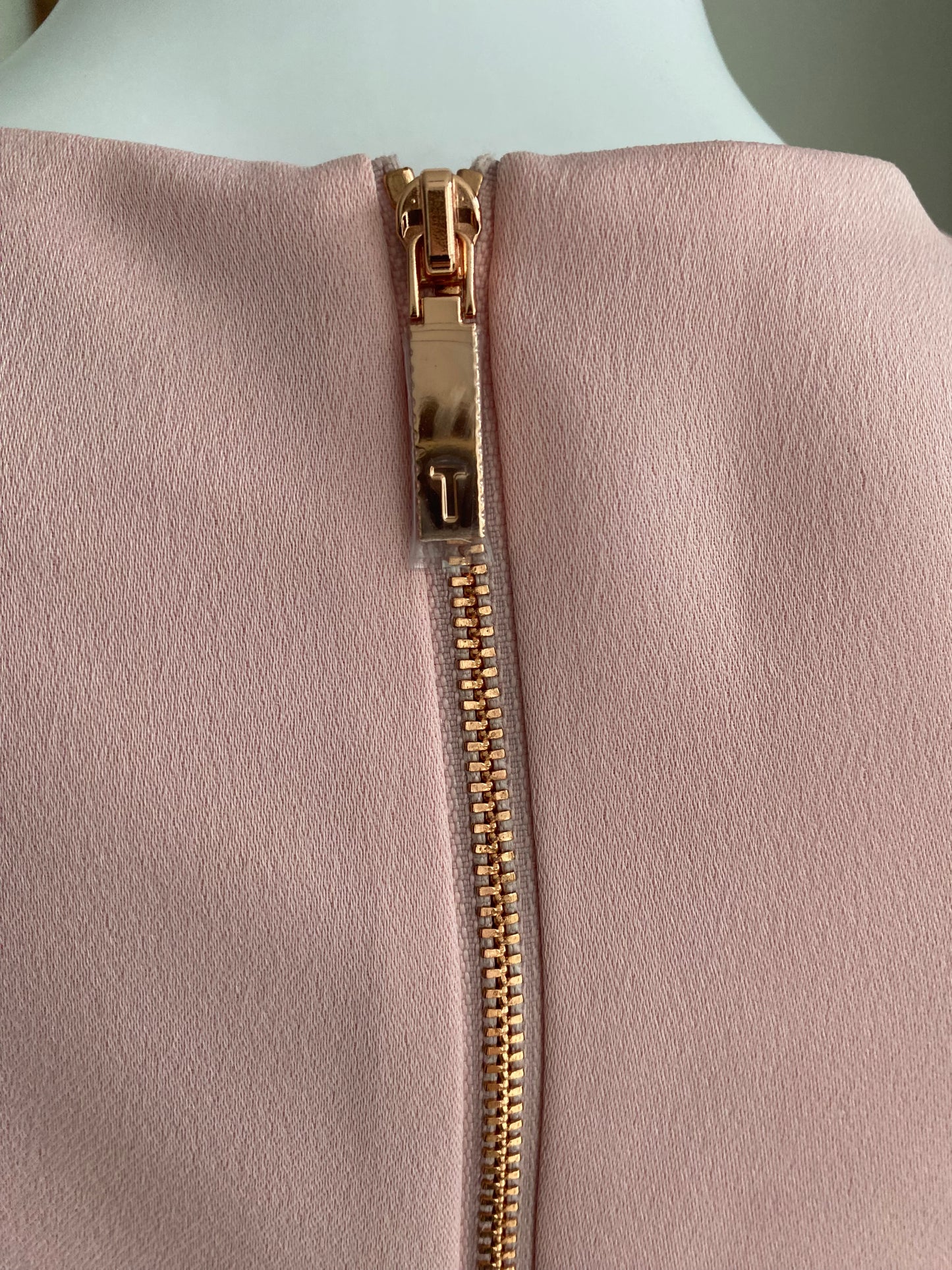 Ted Baker pink top with pearls size 8