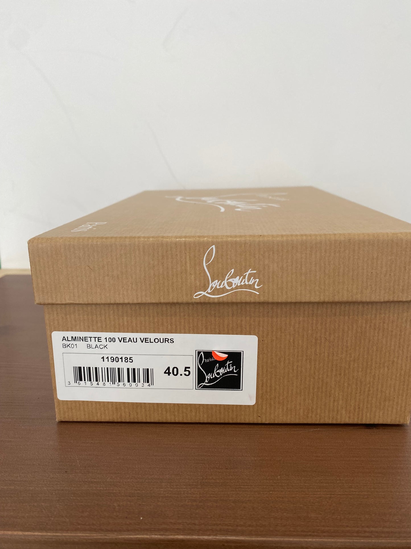 Christian Louboutin Black Suede Heels Size 7.5