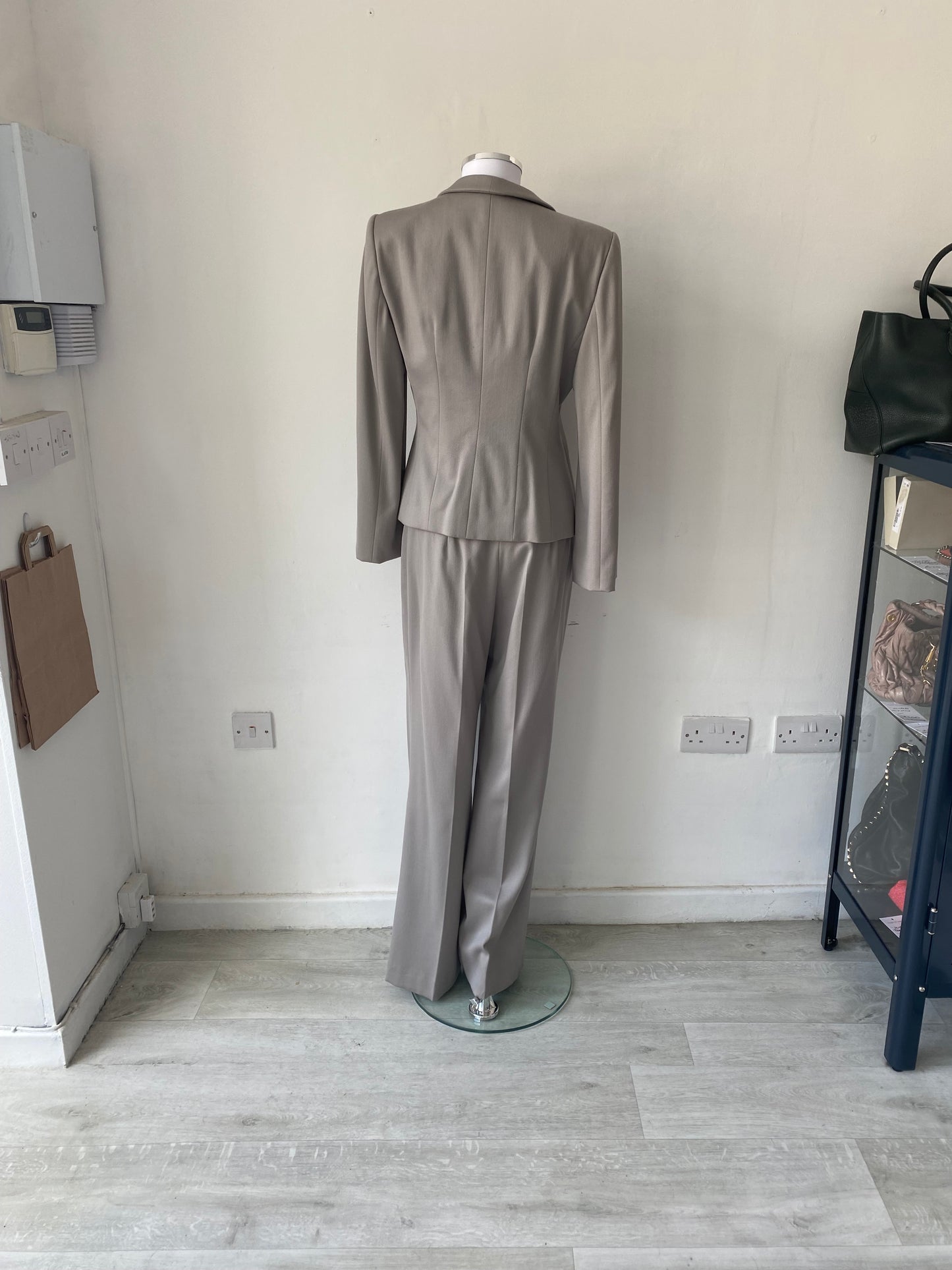 Emporio Armani Taupe Trouser Suit