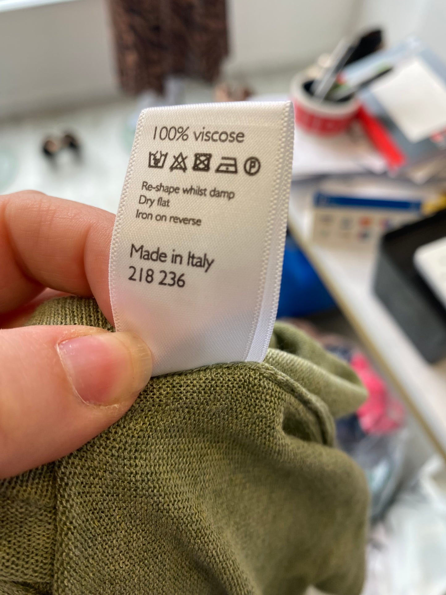 Modern Rareity Green Knit Jumper Size 18