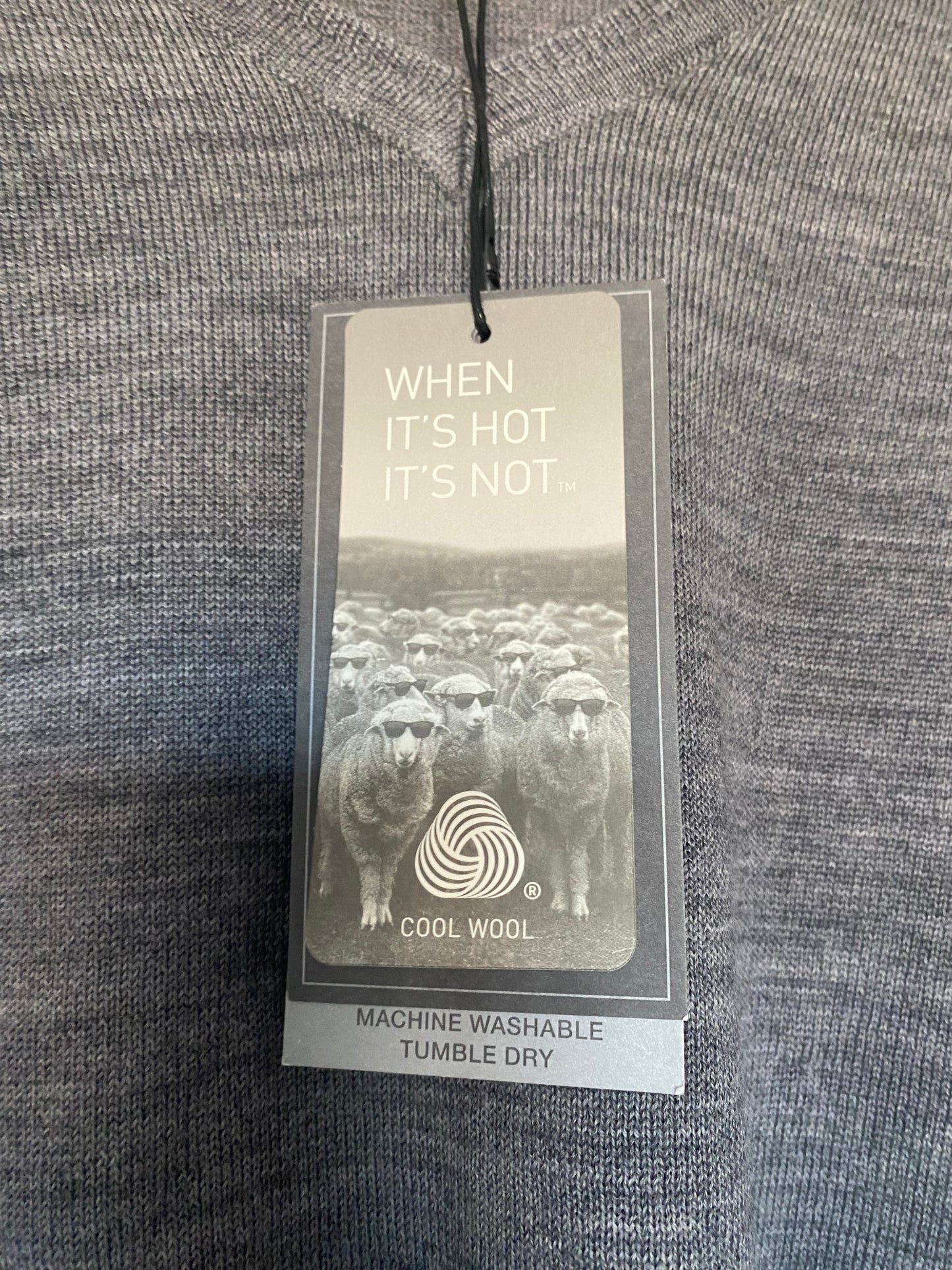 Marks and Spencer 100% Merino Wool Grey Jumper