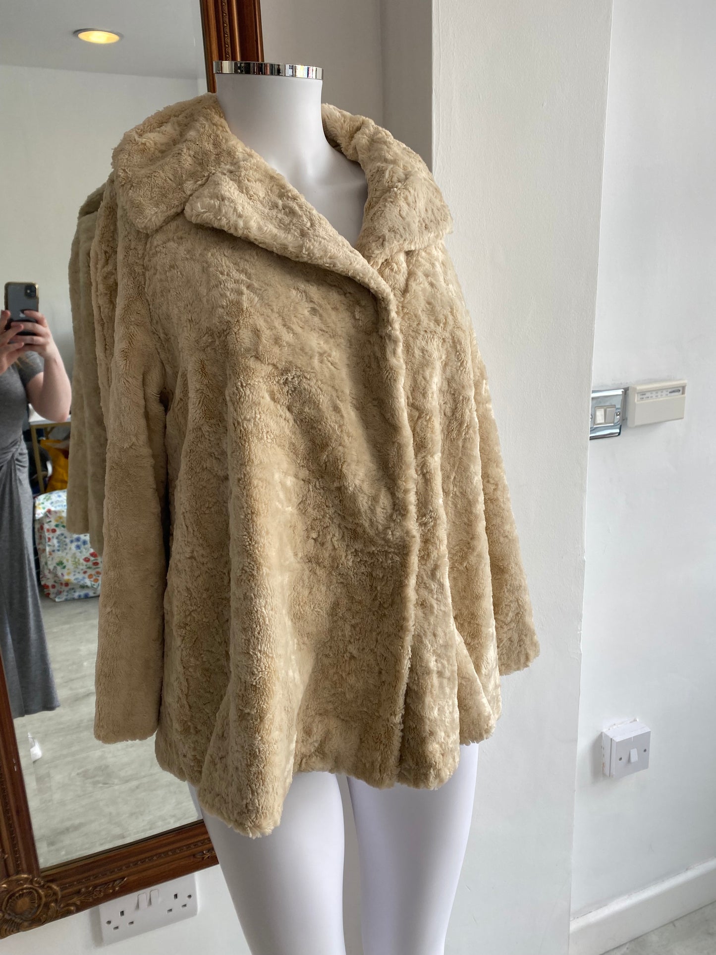 Coast faux fur coat size 10