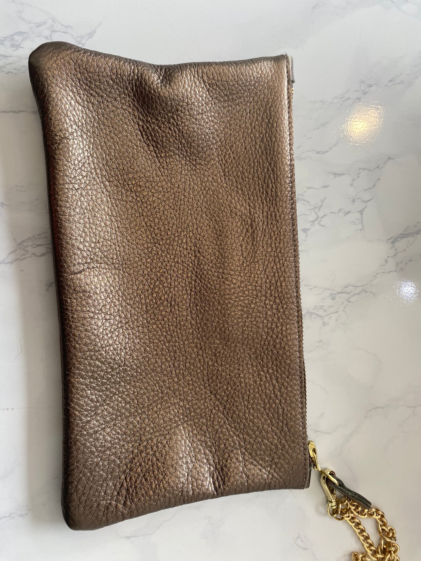 The Little Clutch Company Bronze Clutch Bag
