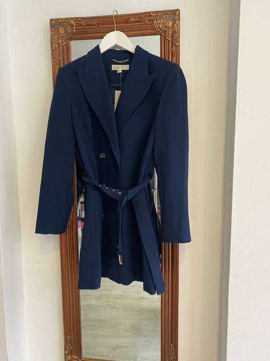 Michael Kors Navy Blazer Dress With Tags Size 8