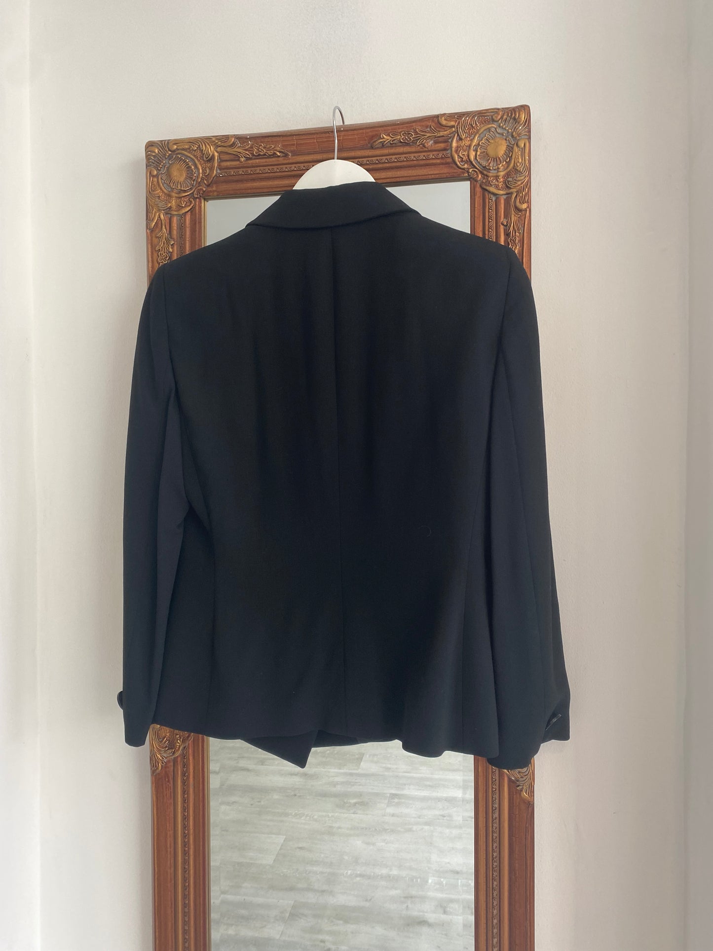 Emporio Armani Black Trouser Suit Size 10