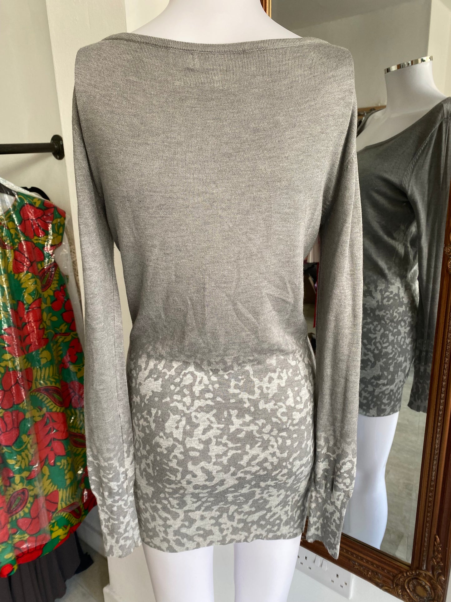 Mint Velvet grey knitted dress