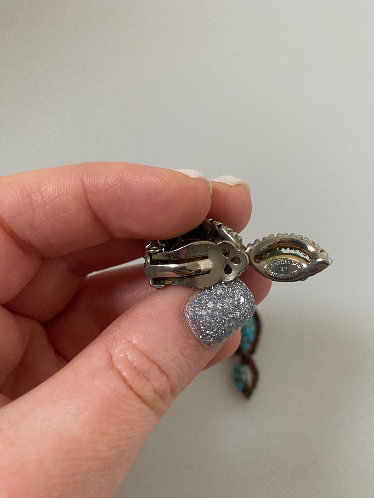 Christian Dior clip on earrings by Mitchel Maher