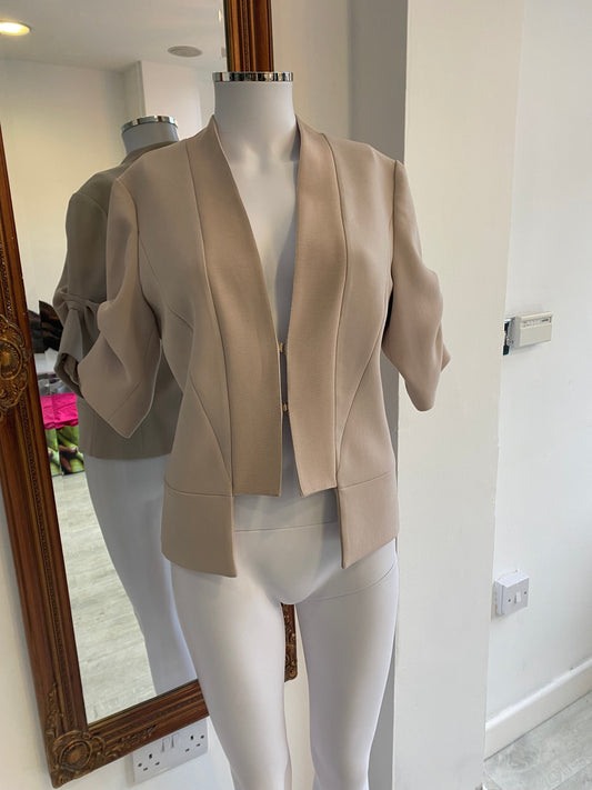 Karen Millen Light Pink Structured Jacket Size 10