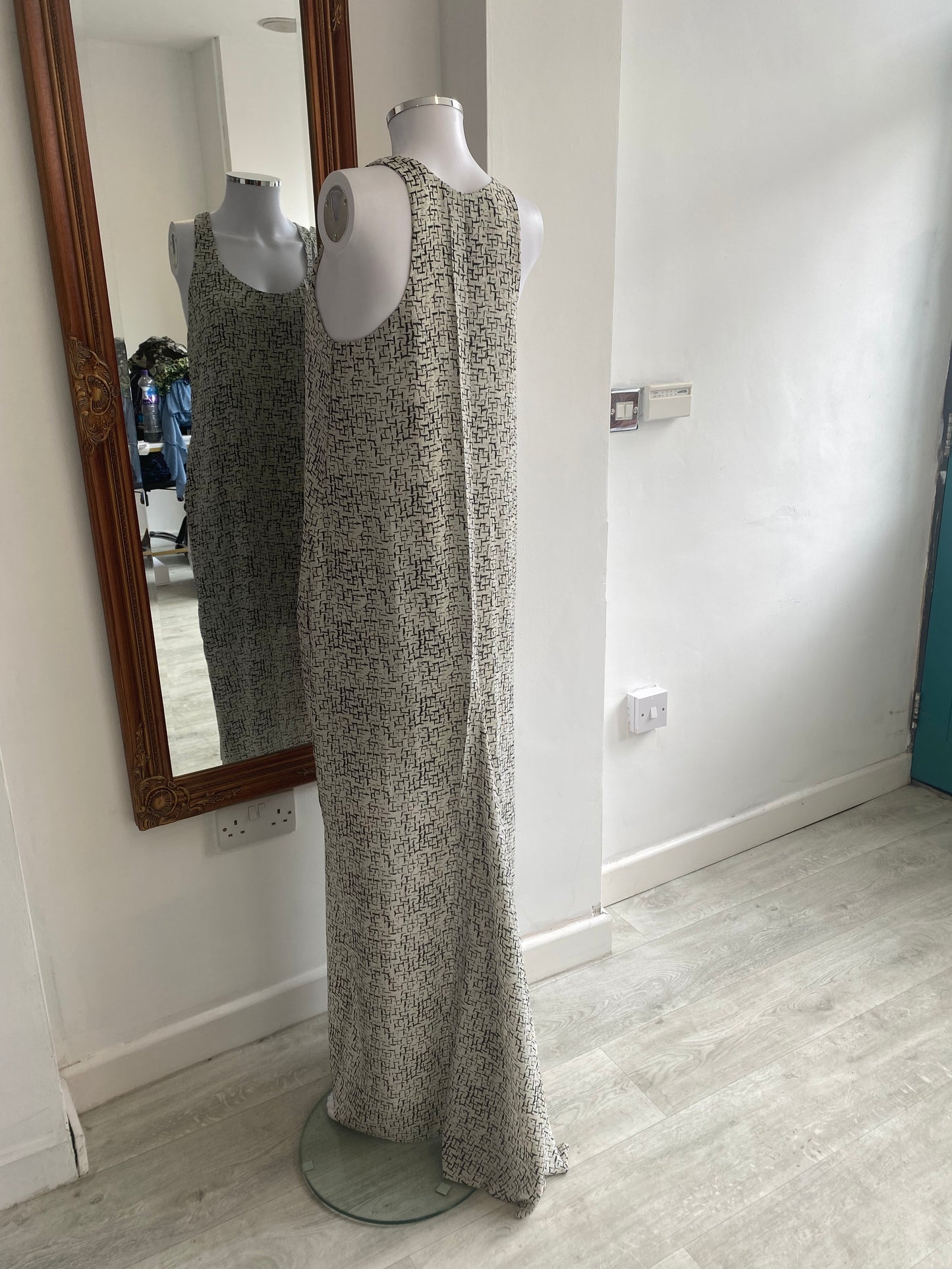 Acne Printed Maxi Dress Size 8-10