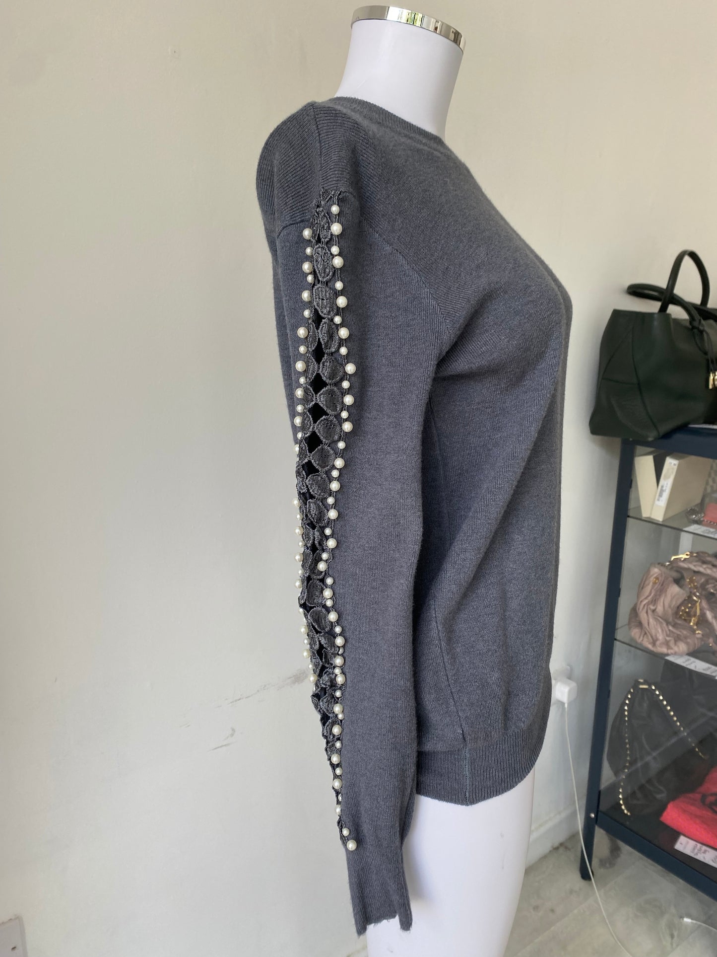 Laetita Mem Grey Jumper Size 8-10