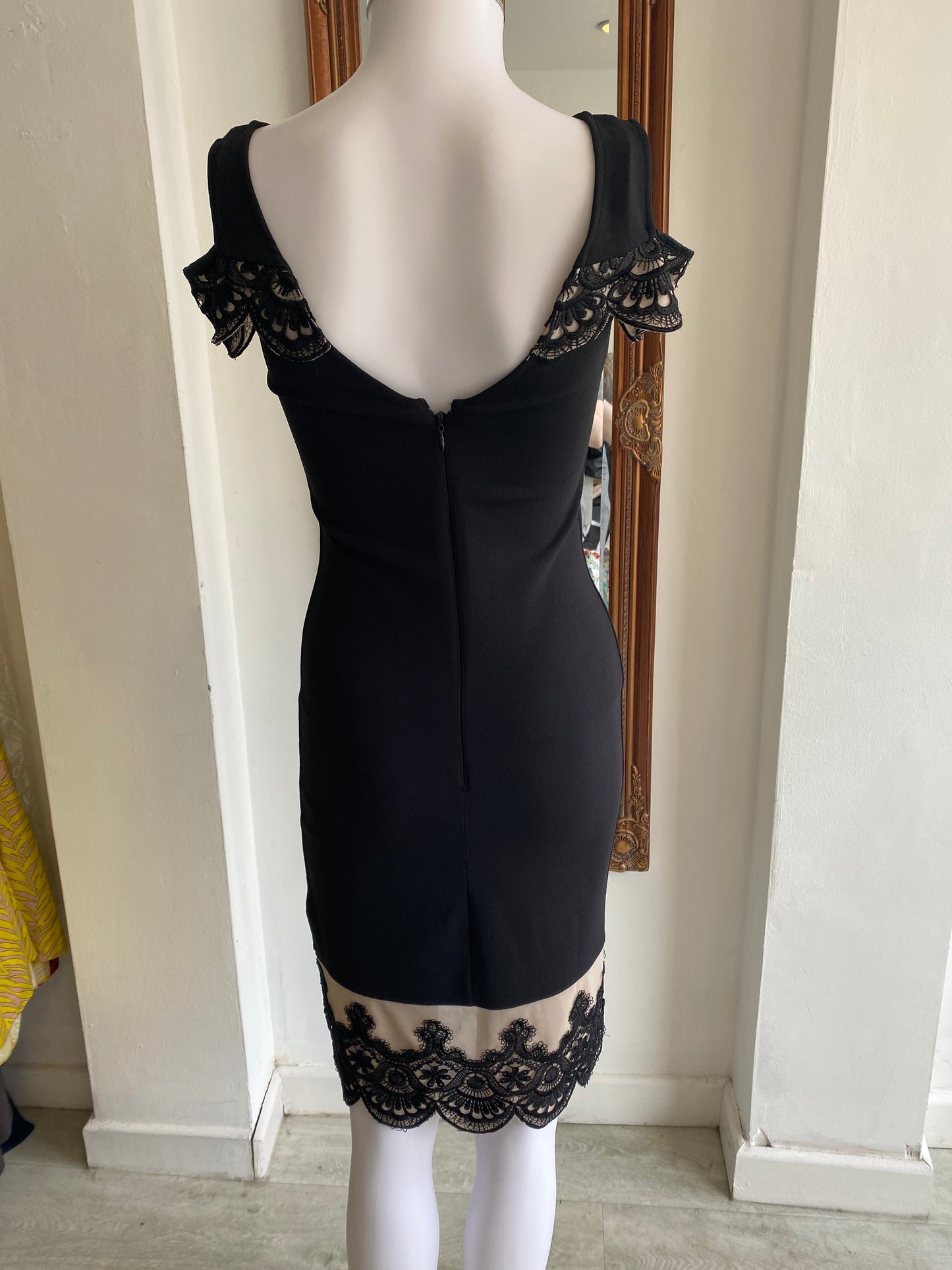 Lipsy Black Dress Size 8