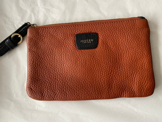 Jaeger leather purse