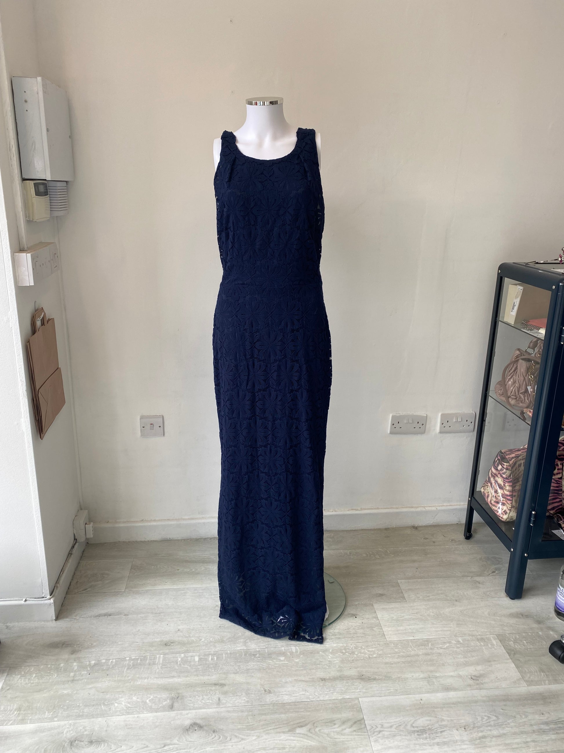 Whistles Navy Lace Maxi Dress Size 12 Follow The Clothes Whistles Navy Lace Maxi Dress Size 12 Follow The Clothes