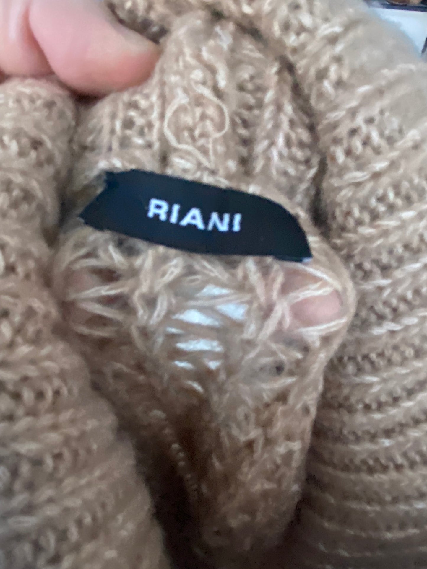 Riani Camel Jumper Size 8-10