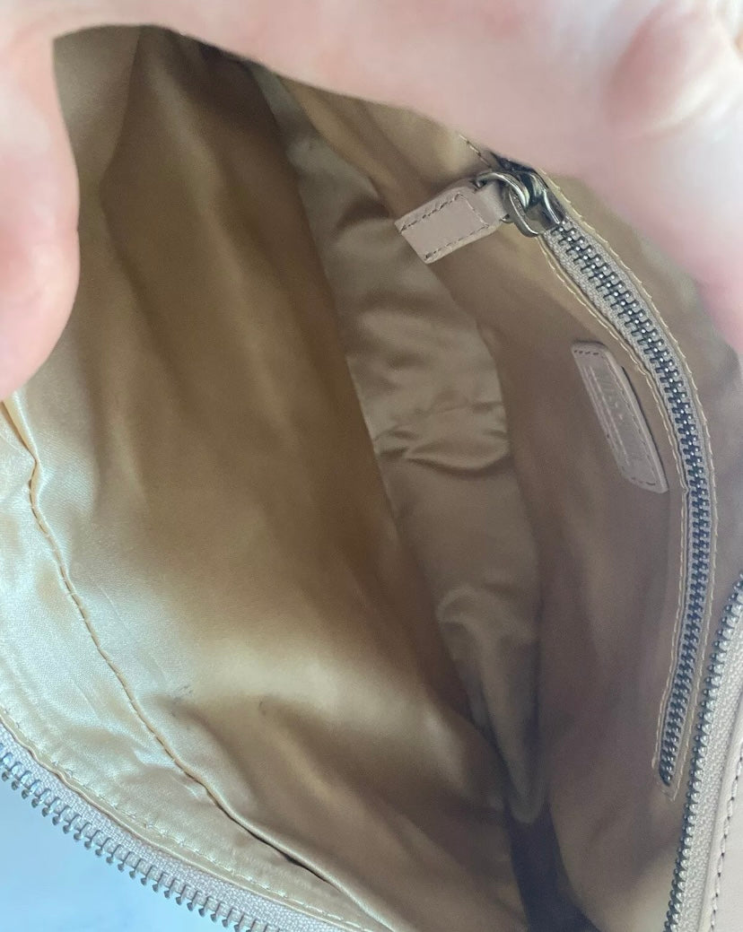 Moschino Cheap and Chic Beige Quilted Handbag