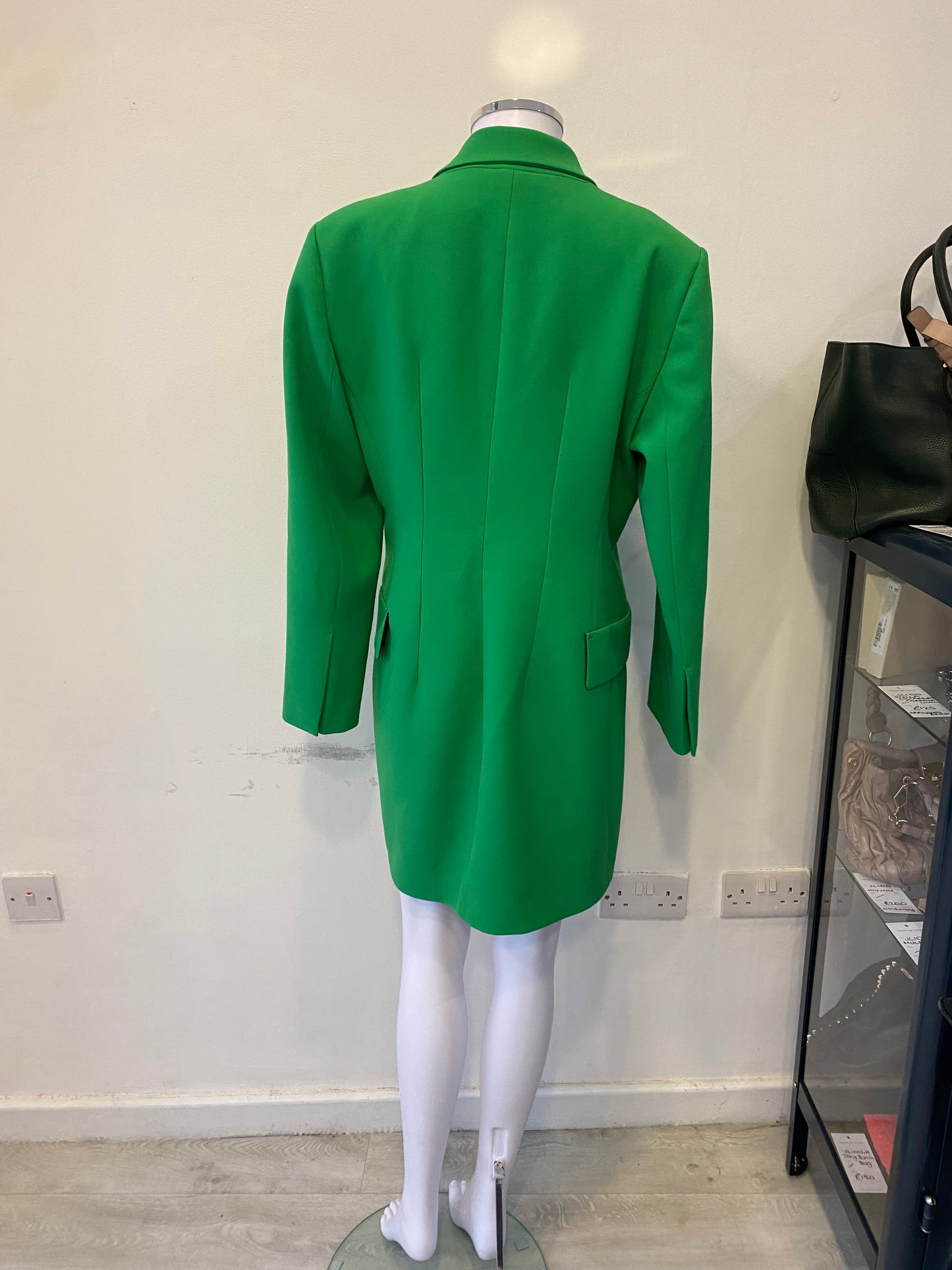 Zara Green Blazer Dress Size L 12
