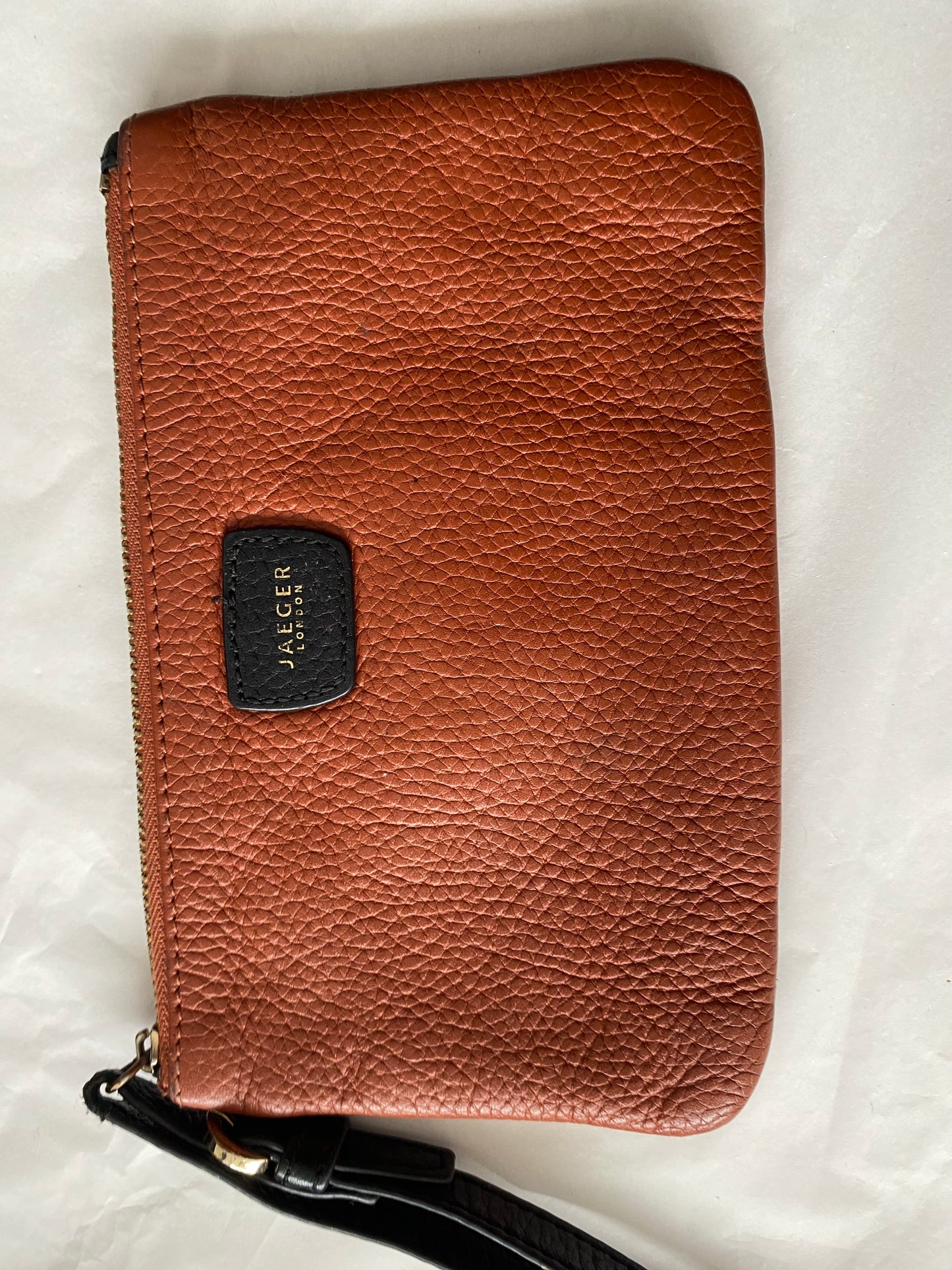 Jaeger leather purse