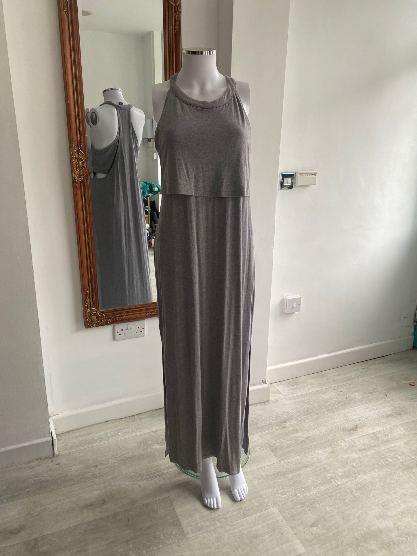 Sweaty Betty Grey Jersey Dress Size 8-10