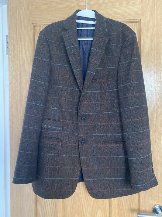 Alexander Dobell hunting tweed jacket size 42 L