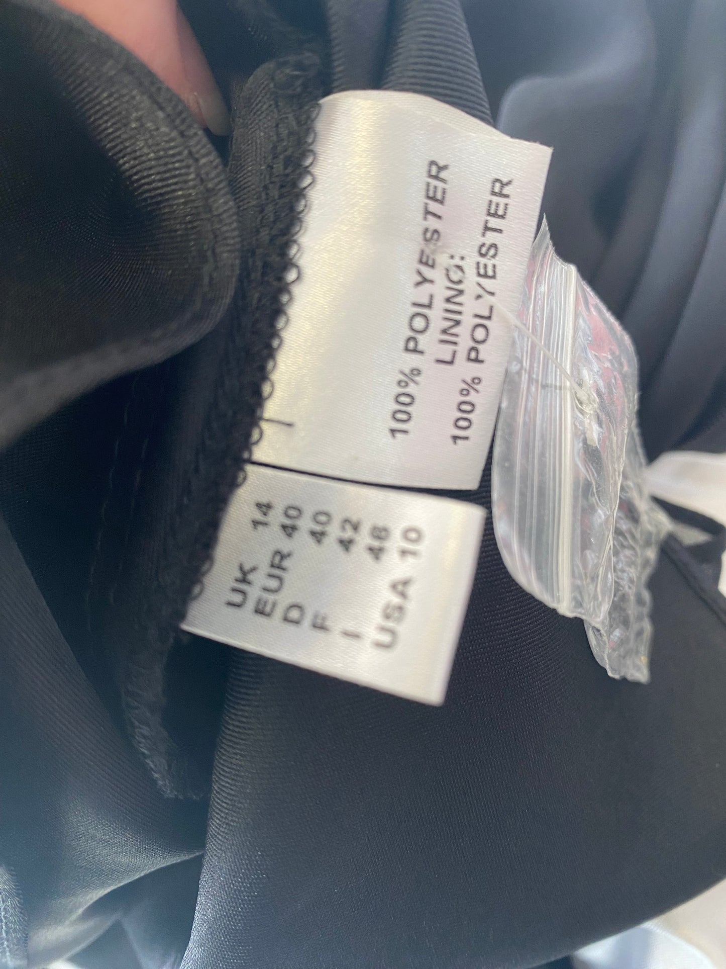 Gina Bacconi black dress size 14