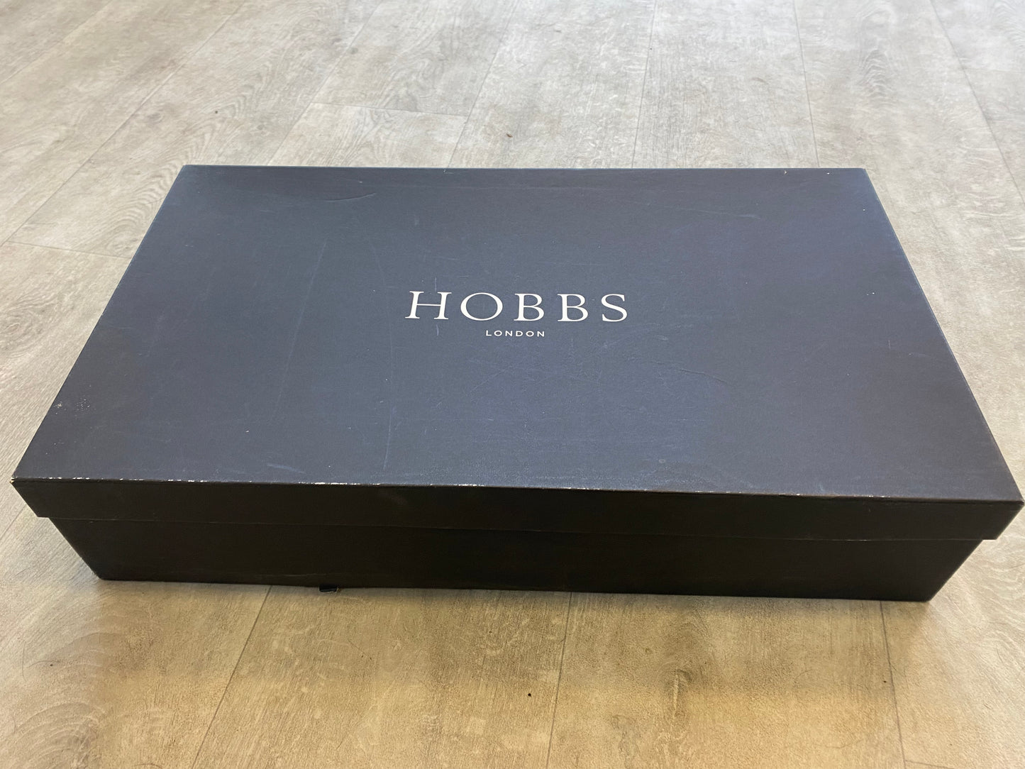 Hobbs Black Leather Ruched Knee High Boots Size 6.5