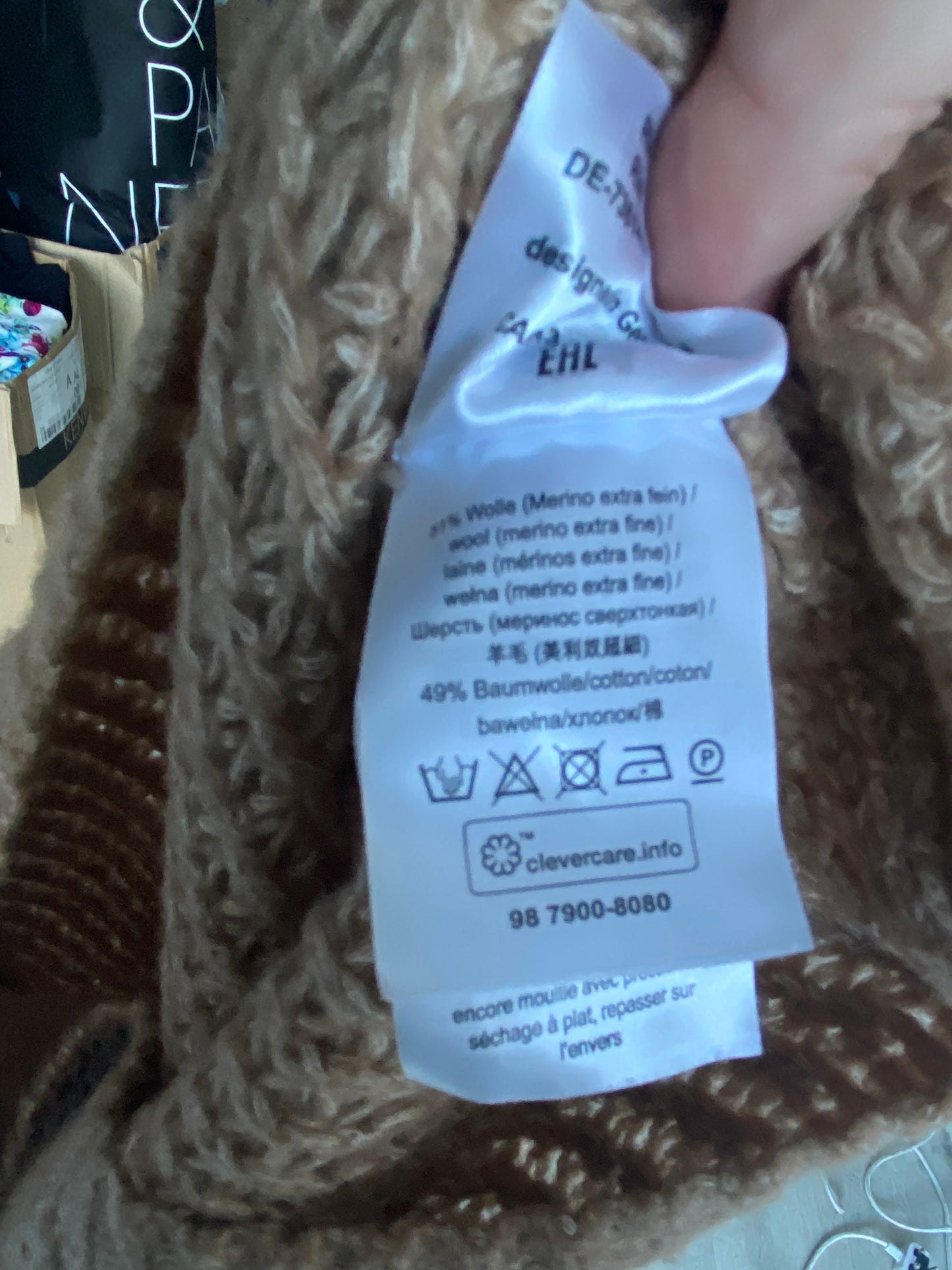 Riani Camel Jumper Size 8-10