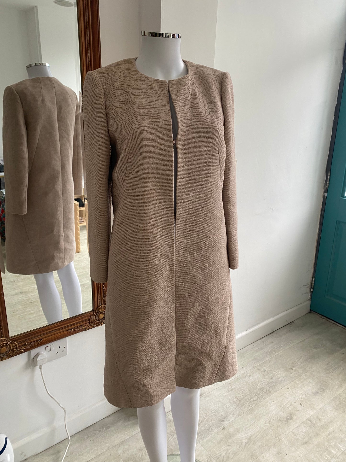 LK Bennett Dusty Pink Amola Coat Size 6-8