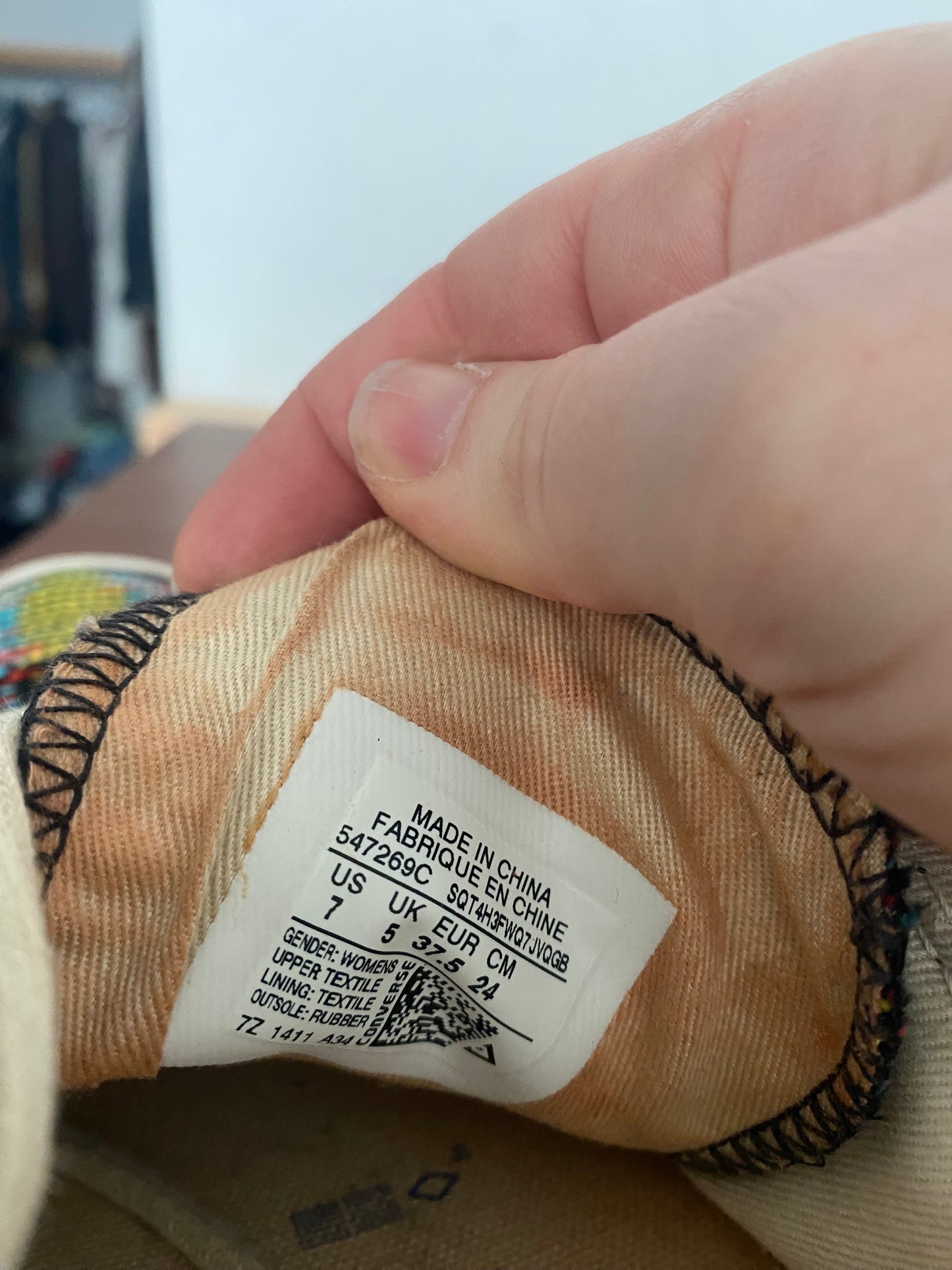 Converse Mosaic Trainers Size 5