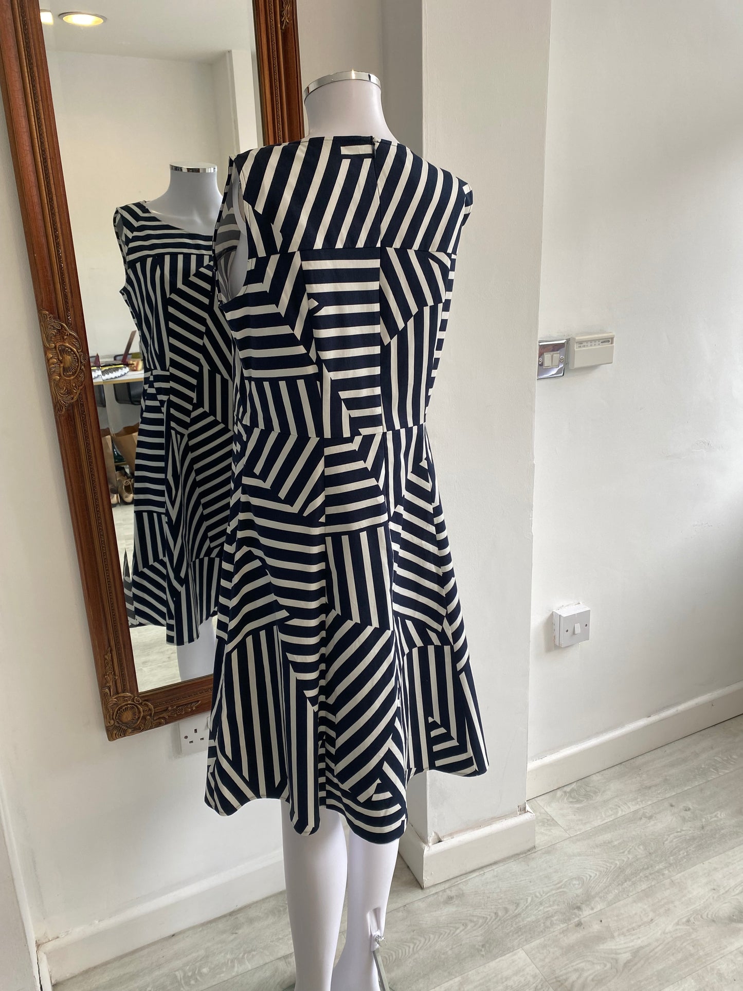 Luisa Cerano Striped Dress Size 14