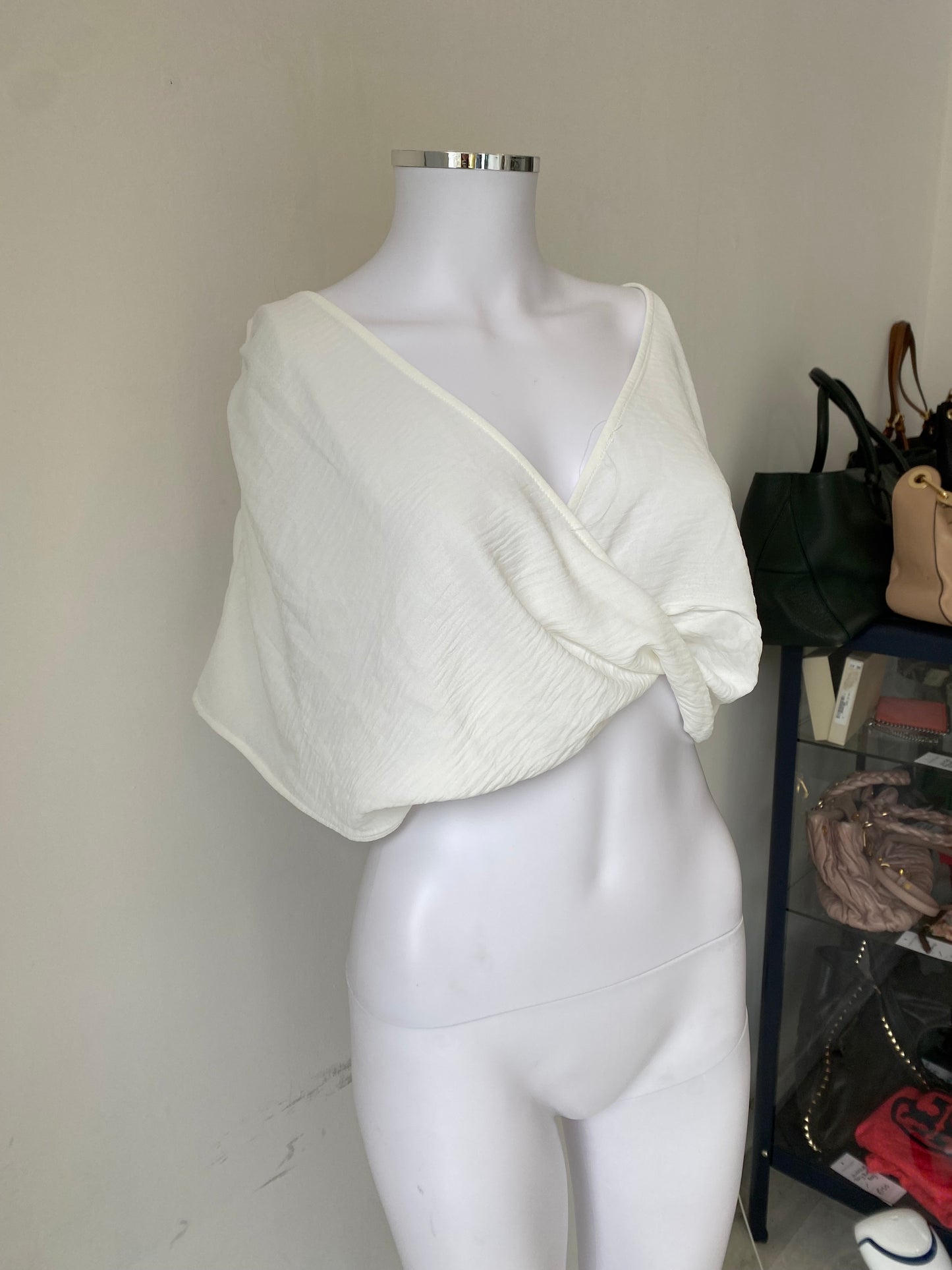 Zara White Blouse Size M