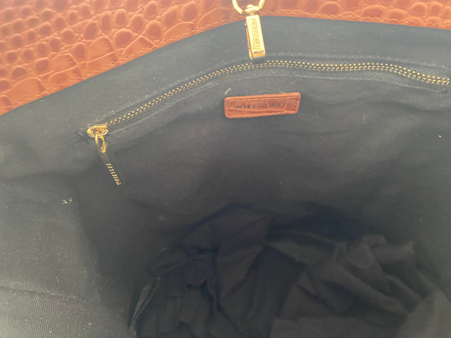 Whistles Brown Leather Bucket Bag