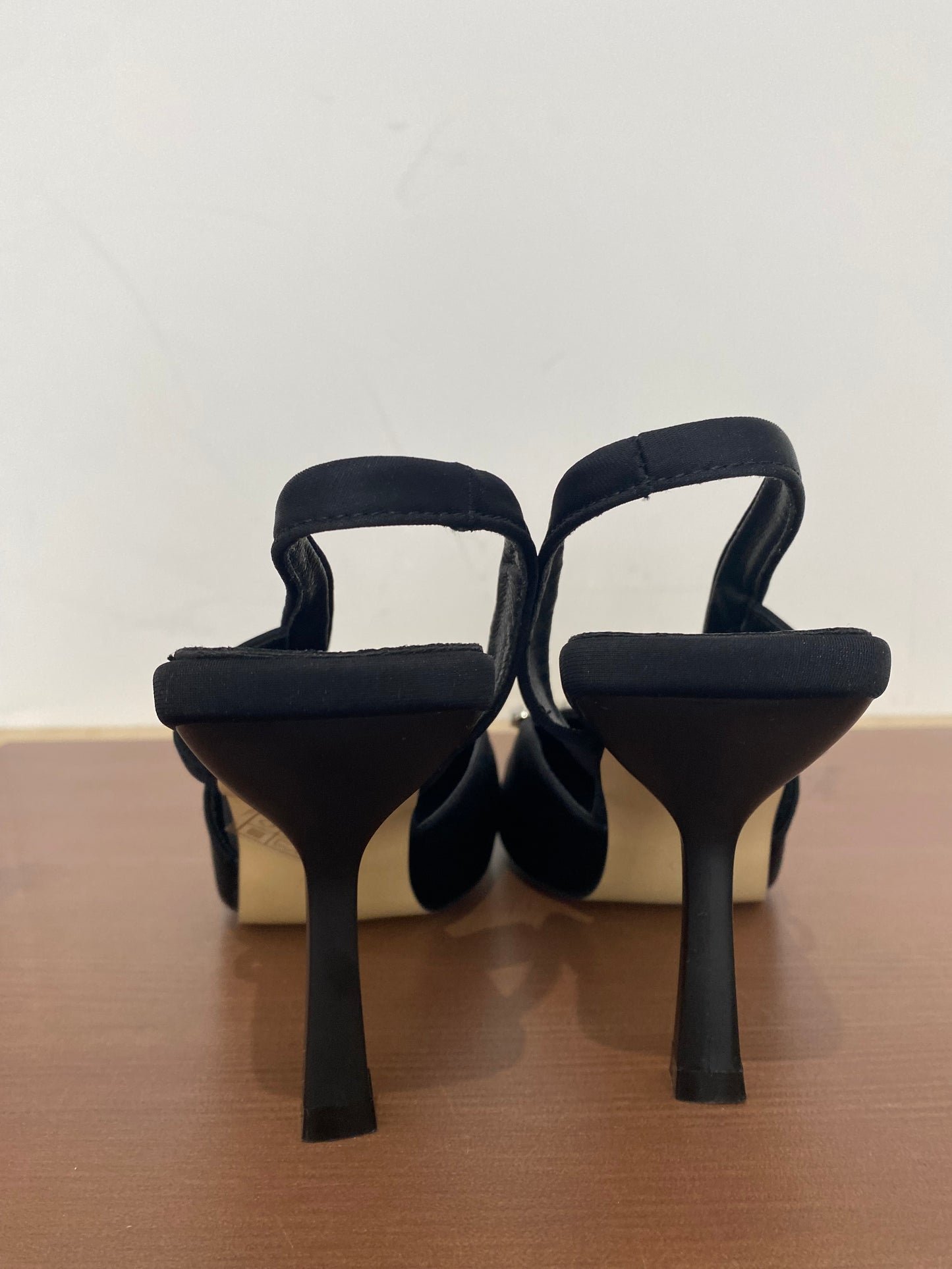 Black Shoes with Diamante Detailing Size 5